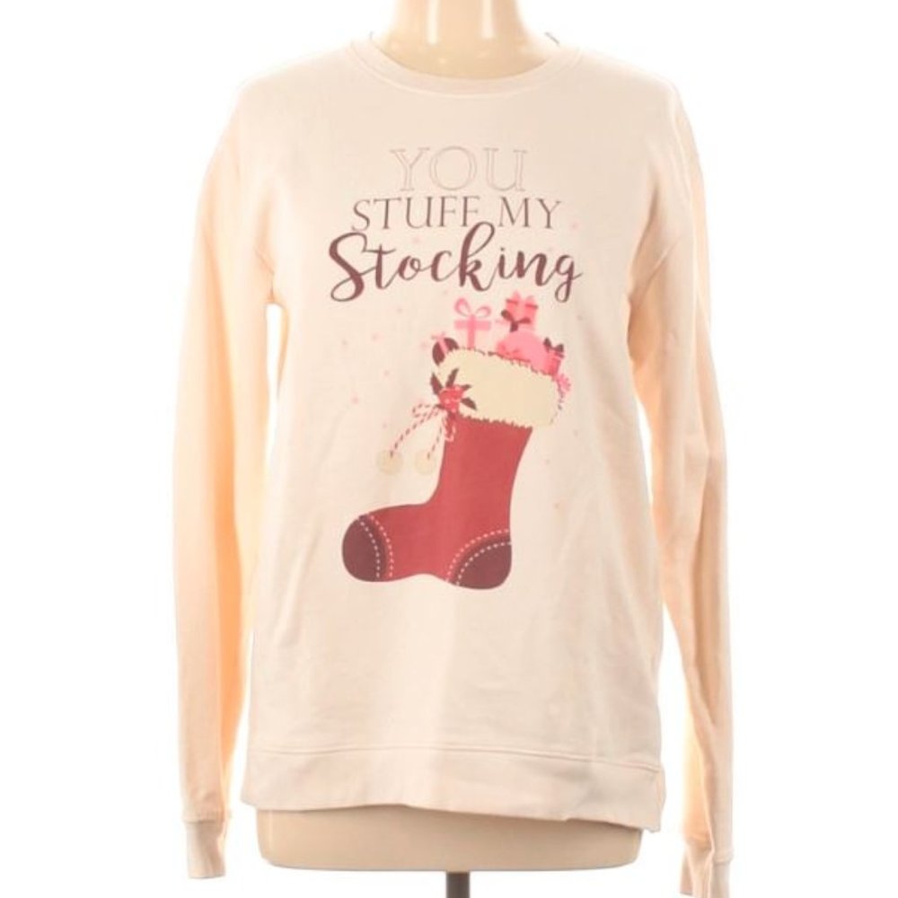 Cute KITTENISH Christmas Sweatshirt, Size L (true-to-size), EUC